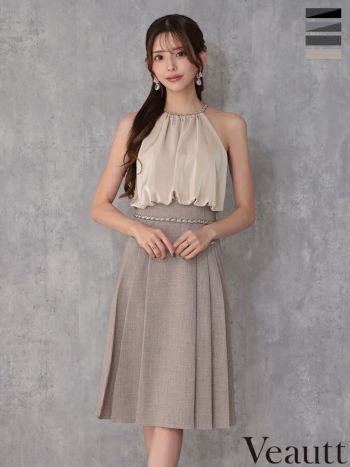 予約商品【12月中旬入荷予定】【Veautt/ヴュート】ホルターネック