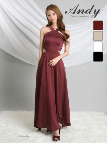 andy アンディホルターネックロングドレス ANDY/アンディ】ホルターネック/ / ロングドレス/ キャバドレス