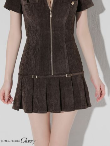 Glossy by ROBE de FLEURS/グロッシー】ワンカラー セクシー ベルト