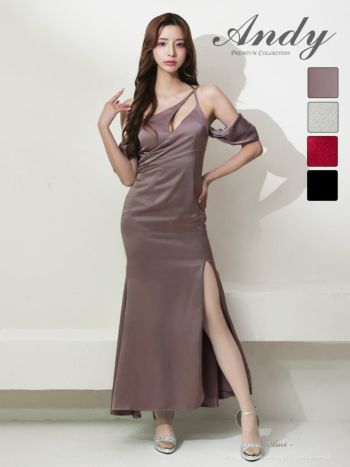 ワンショルダー ロングドレス | LaLaTulle by Tika