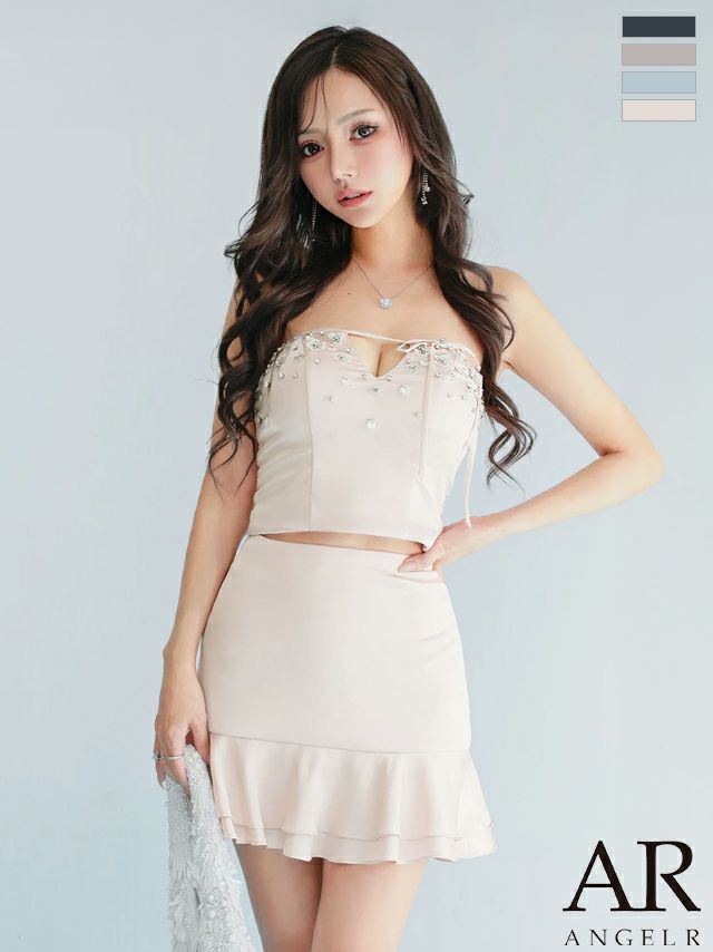 エンジェルアールangelRレオパード柄ミニinロングドレスemiria wiz ANGEL R